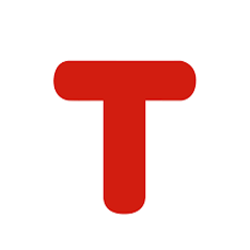 Logo DNT - en rød T