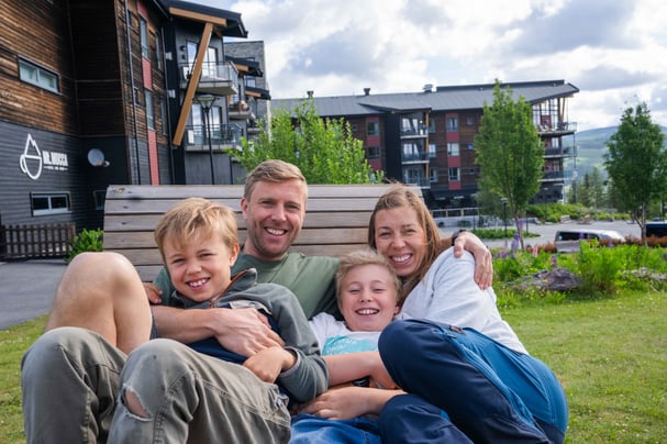 Familiebilde i Trysil