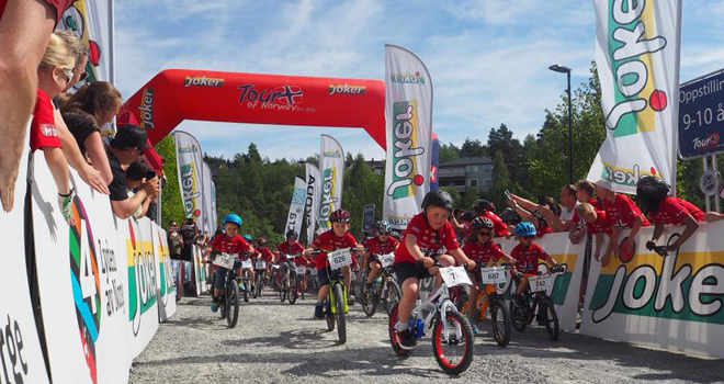 Sykkelrittet Tour of Norway for kids