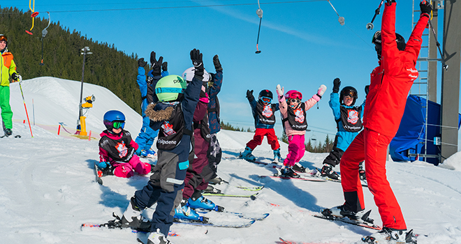 Skiskole for barna
